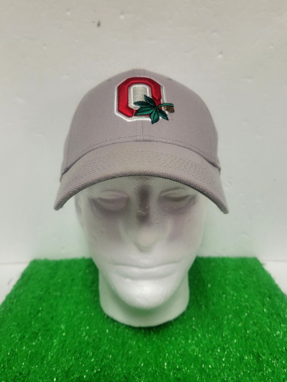Ohio State Buckeyes Hat Nike Dri Fit Stretch One Size Cap Football Gray